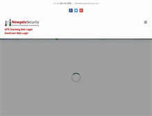 Tablet Screenshot of newgatesecurity.com